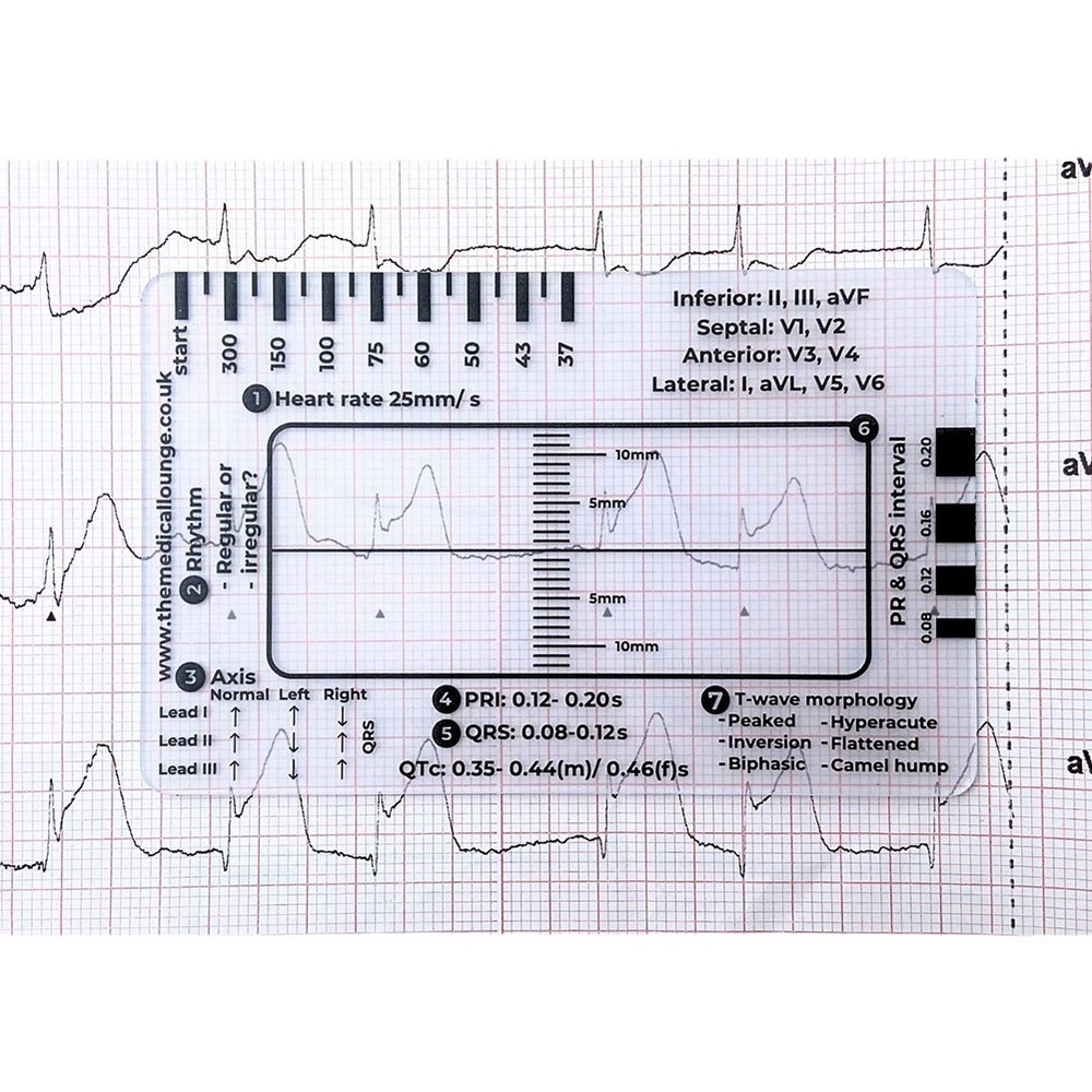 User Friendly For ECG Ruler for Efficient For EKG Analysis and Training
