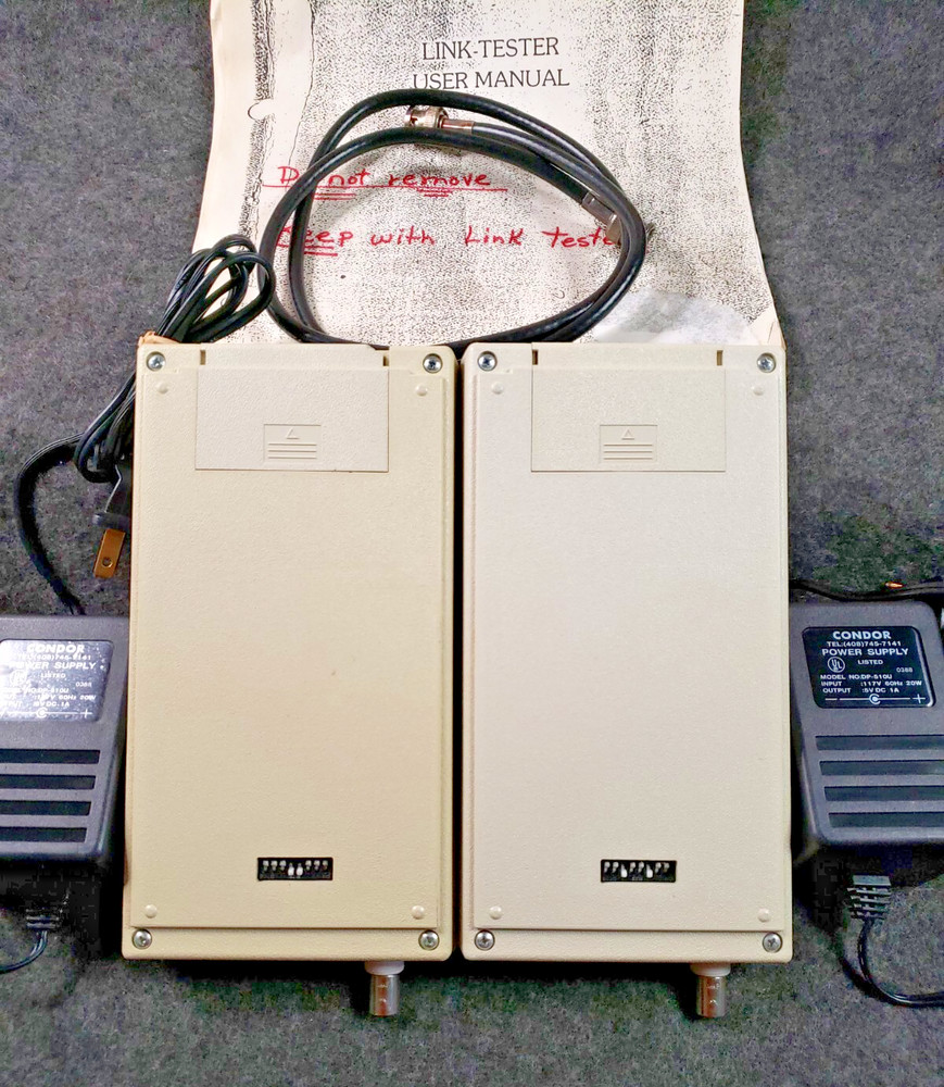 network devices bnc link-tester w/ Instructions .........................(C20B5)