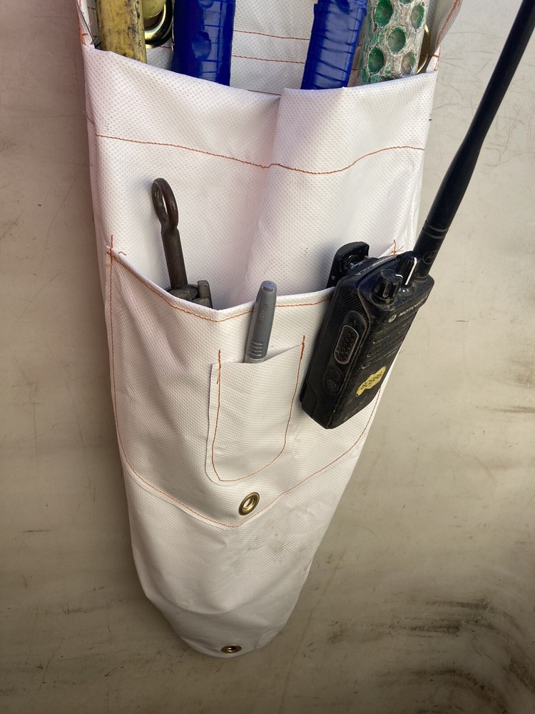 Lineman Bucket Bag, Compression Tool/ACSR Cutters Holder, Lineman Tool, White
