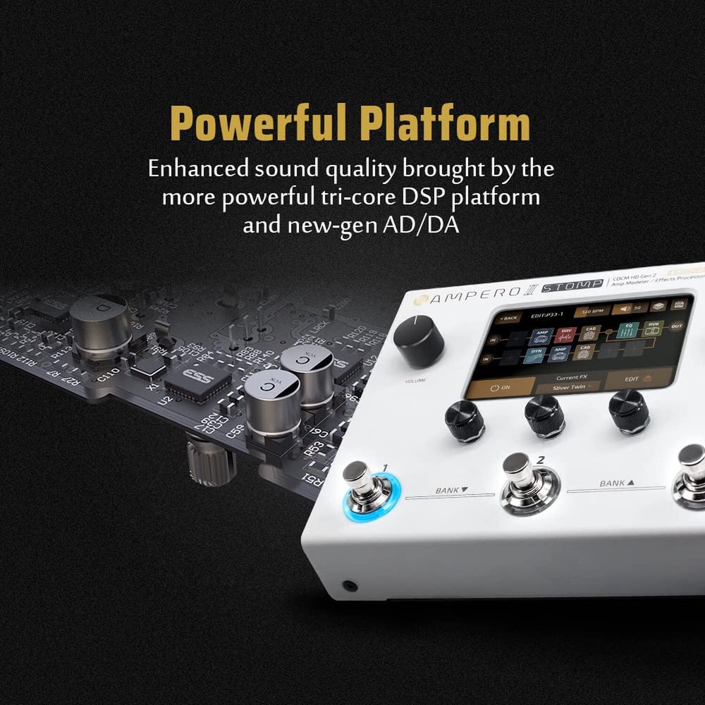 HOTONE Guitar Multi Effects Processor Multi Effects Pedal Touch Screen Guitar...