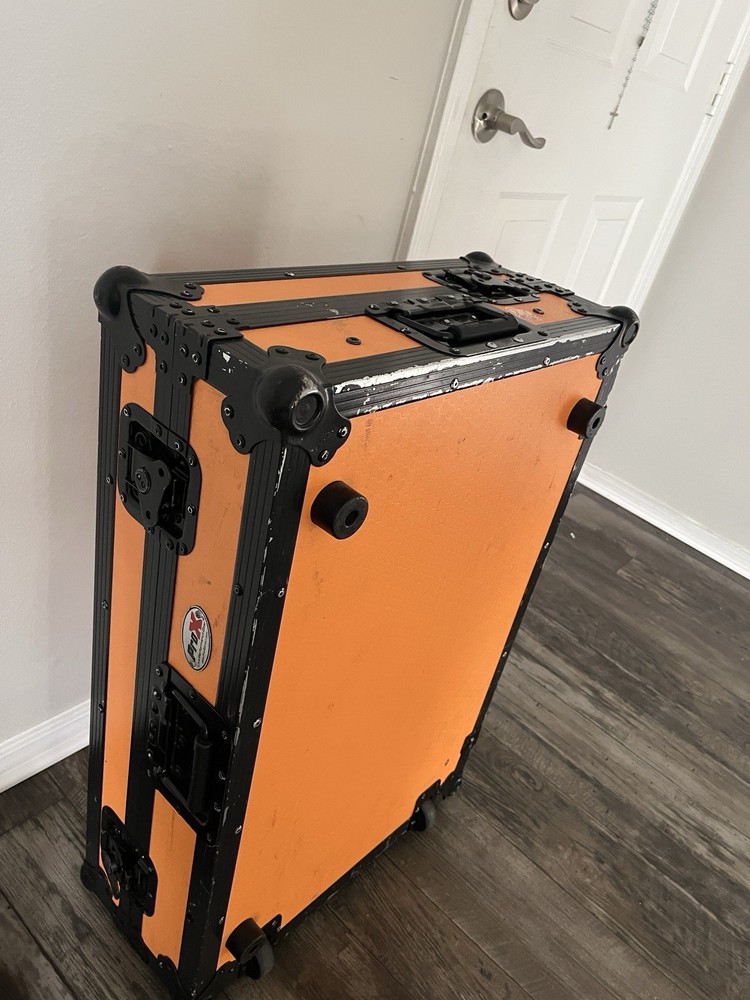 Orange Hardshel DJ Case