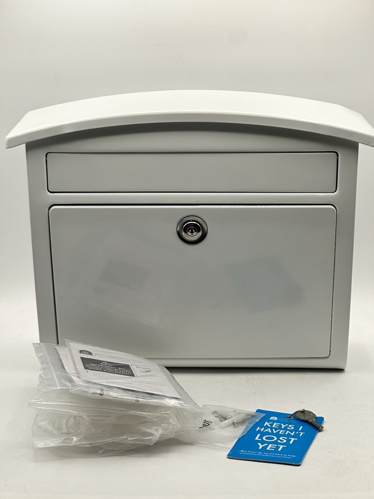 Dal Rae Architectural Mailbox Locking Wall Mount Mailbox 2562W-10 Front Access