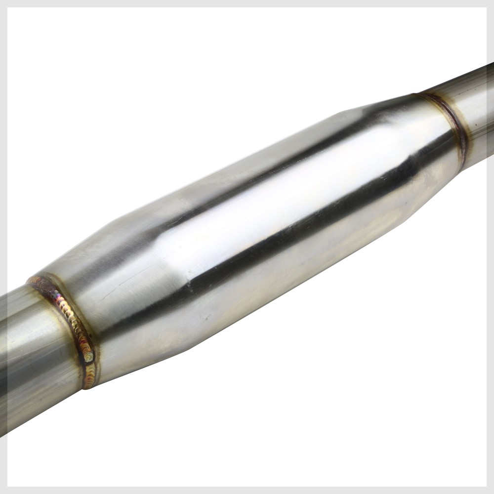 Fits 2000-2005 Mit Eclipse 2.4 3G [4" BEVELED TIP MUFFLER] SS Catback Exhaust