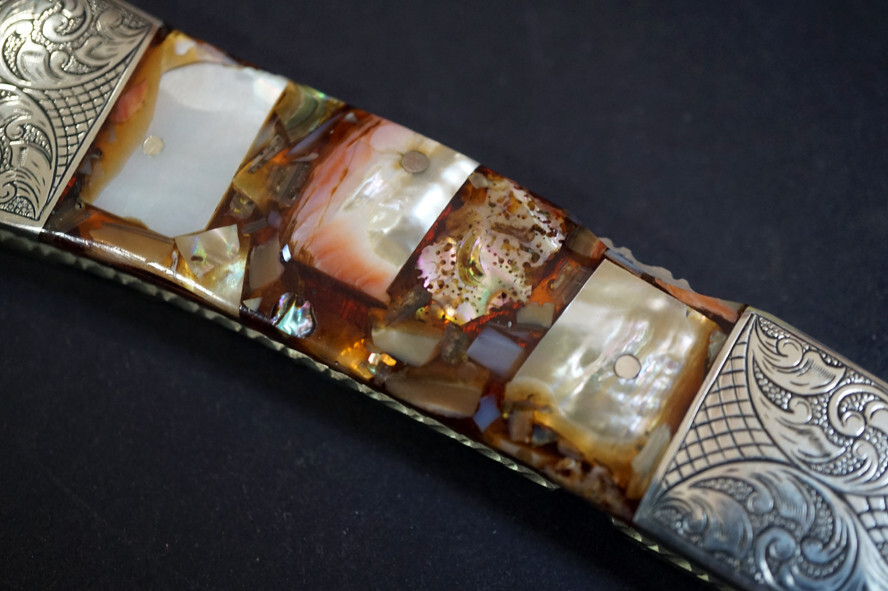 HARVEY McBURNETTE Custom Front Lock Folder Knife RARE RARE