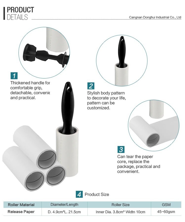 360 Sheets 2 Handle 6 Refills Lint Rollers for Pet Hair Extra Sticky Lint Roller