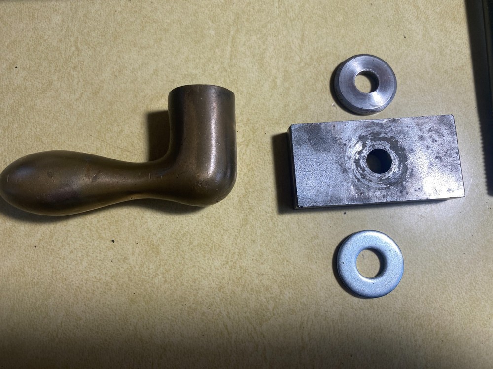 6" 5/8" Post Universal Brass Adjustable Lathe Tool Rest Unmarked Craftsman Delta