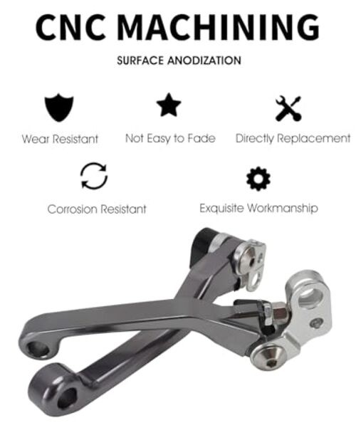 Brake Levers for Surron Light Bee,CNC Adjustable Foldable Handle Titanium