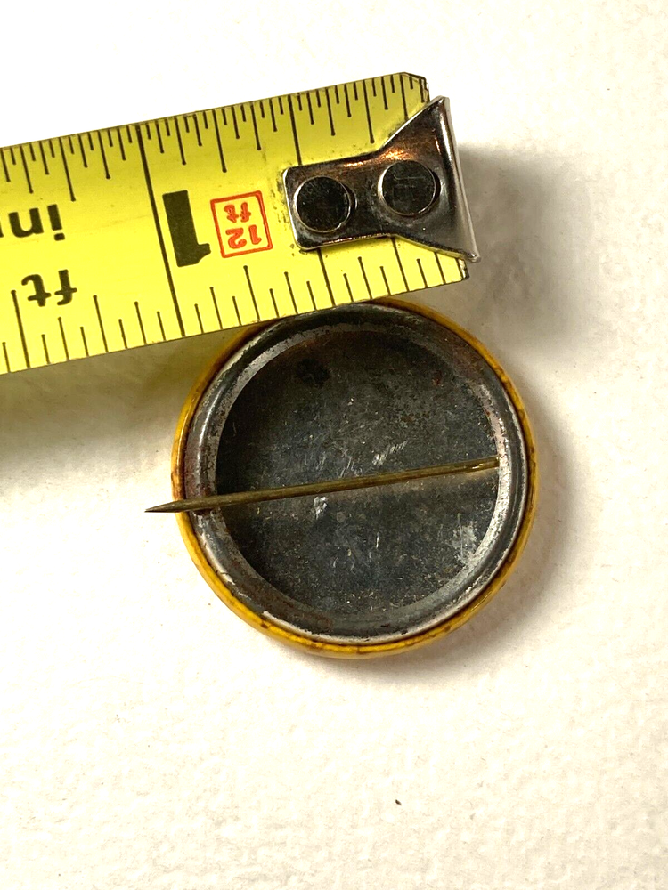 Vintage Nationalize AT&T Telecom Celluloid Button Pin