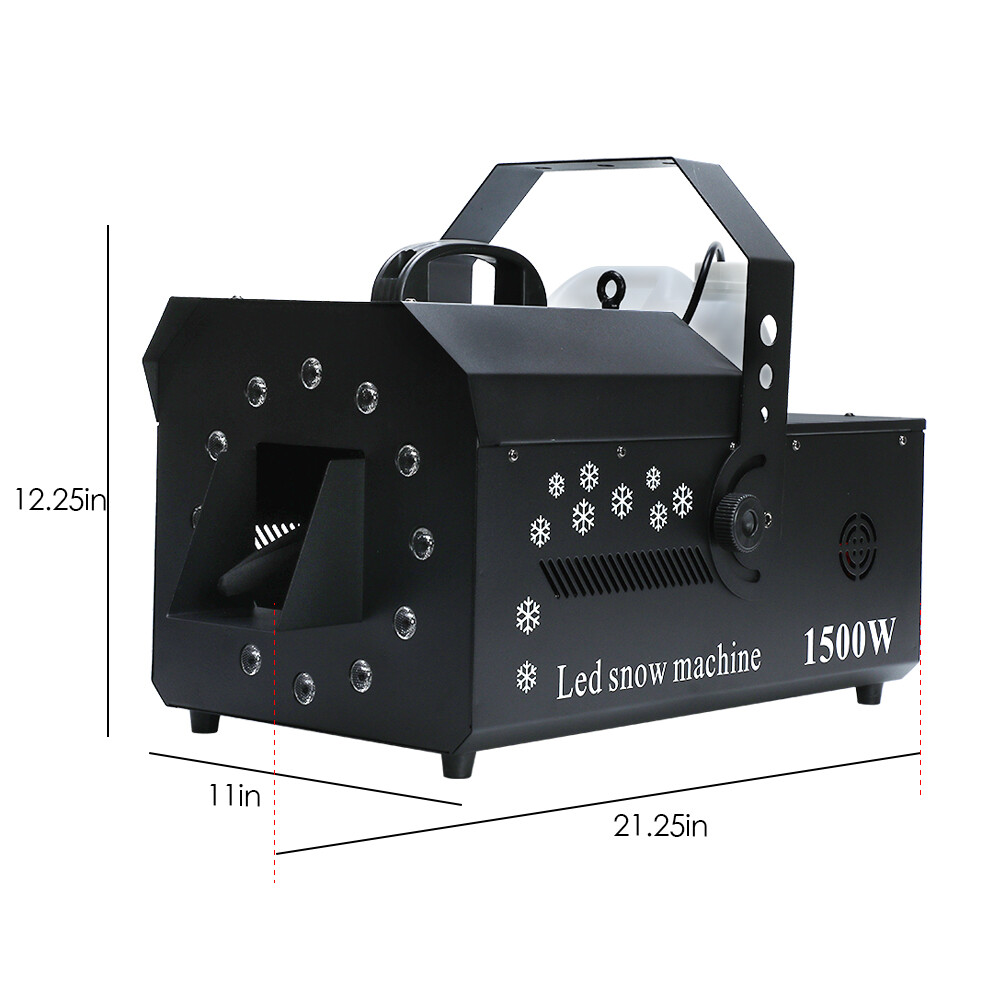 Snow Making Machine Snowflake Machine Stage Flake Effect Snow Maker+Remote 1500W