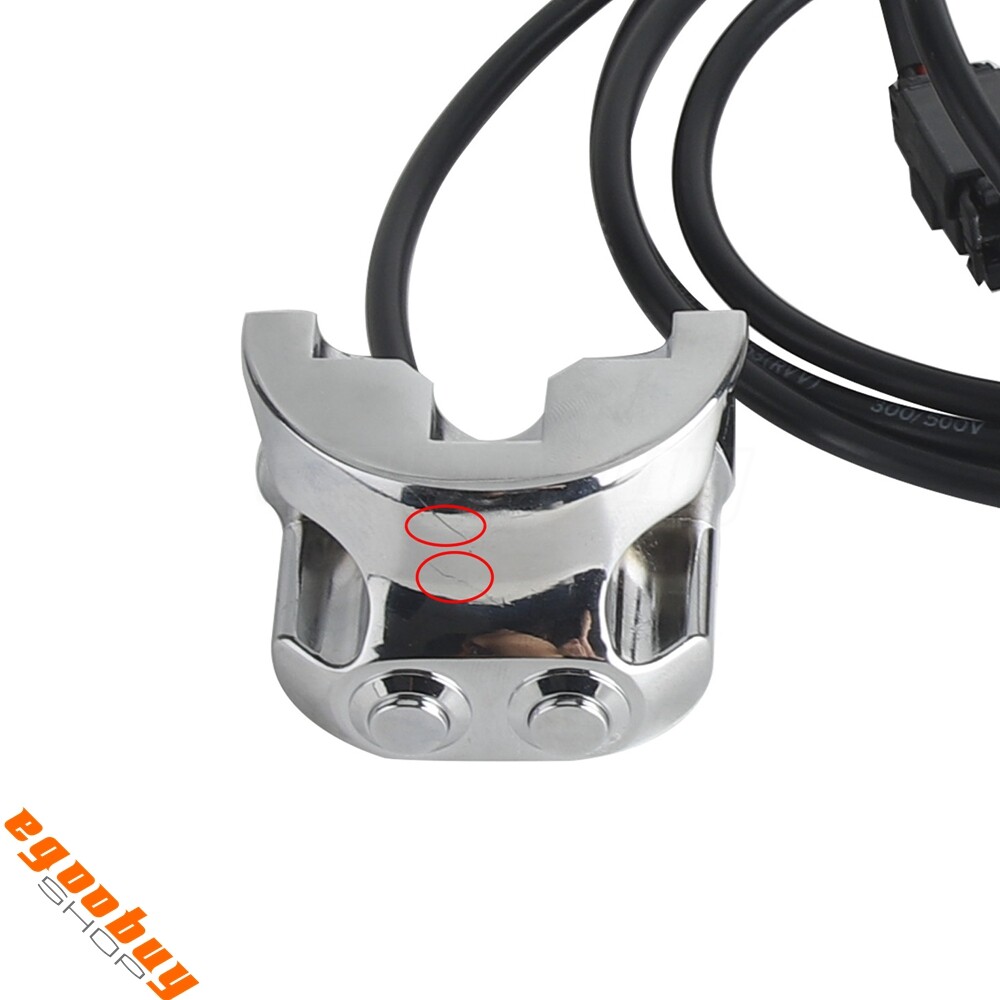 1" Handlebar Mounted 2 Button Switch Controller For Harley Dyna V-Rod Sportster