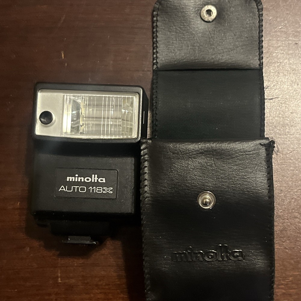 Konica Minolta Auto 118X Shoe Mount Flash