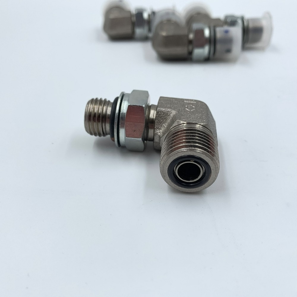 5 Pack Hydraulic Fitting 90 Degree Elbow -6 x -4 ORFS