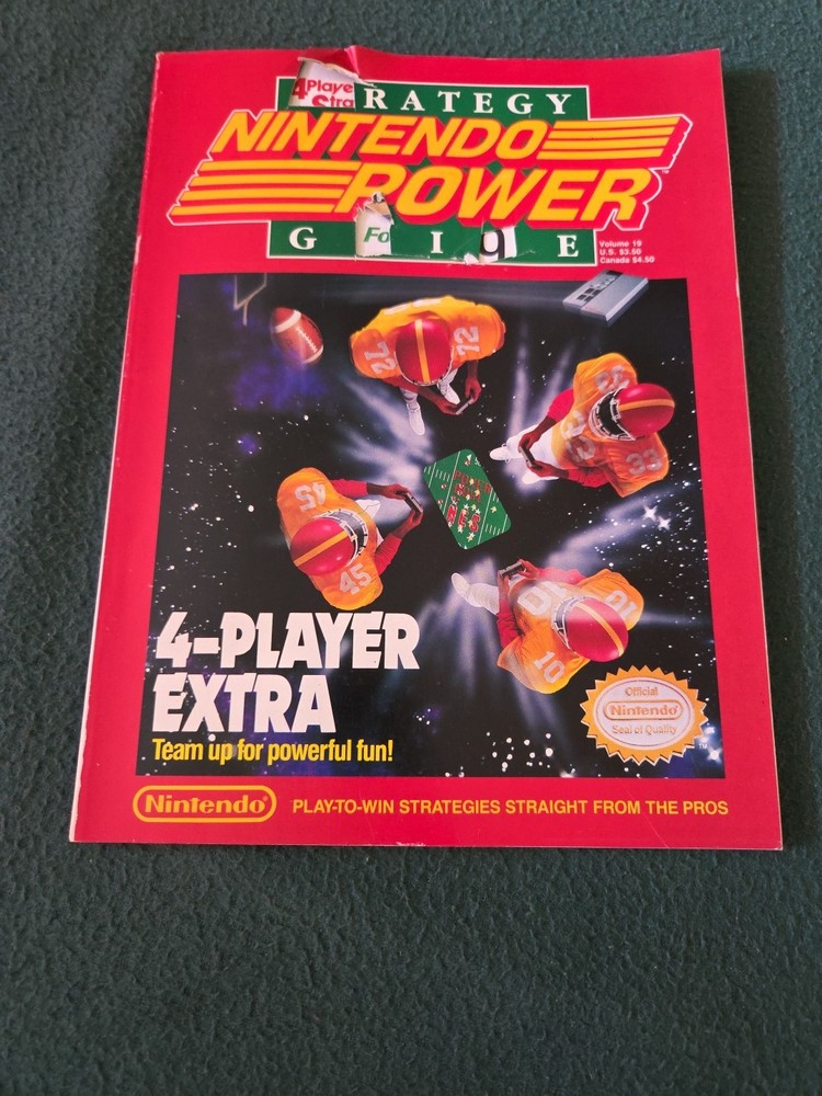 Nintendo Power Magazine Vol 19 with Post Card