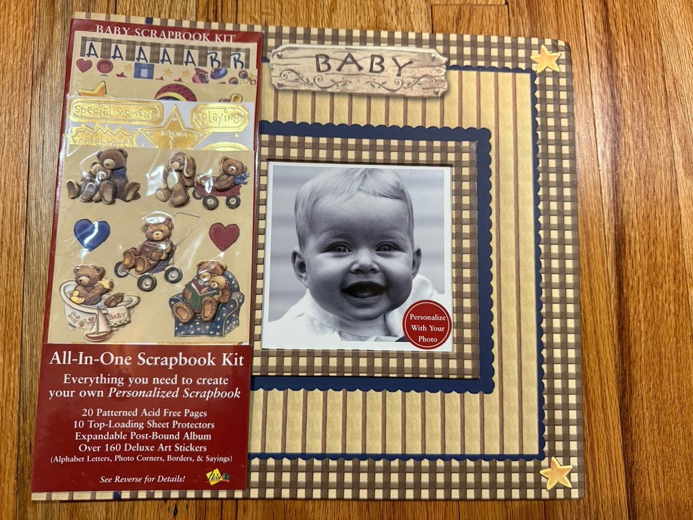 New/Unopened - Baby Scrapbook & Kit