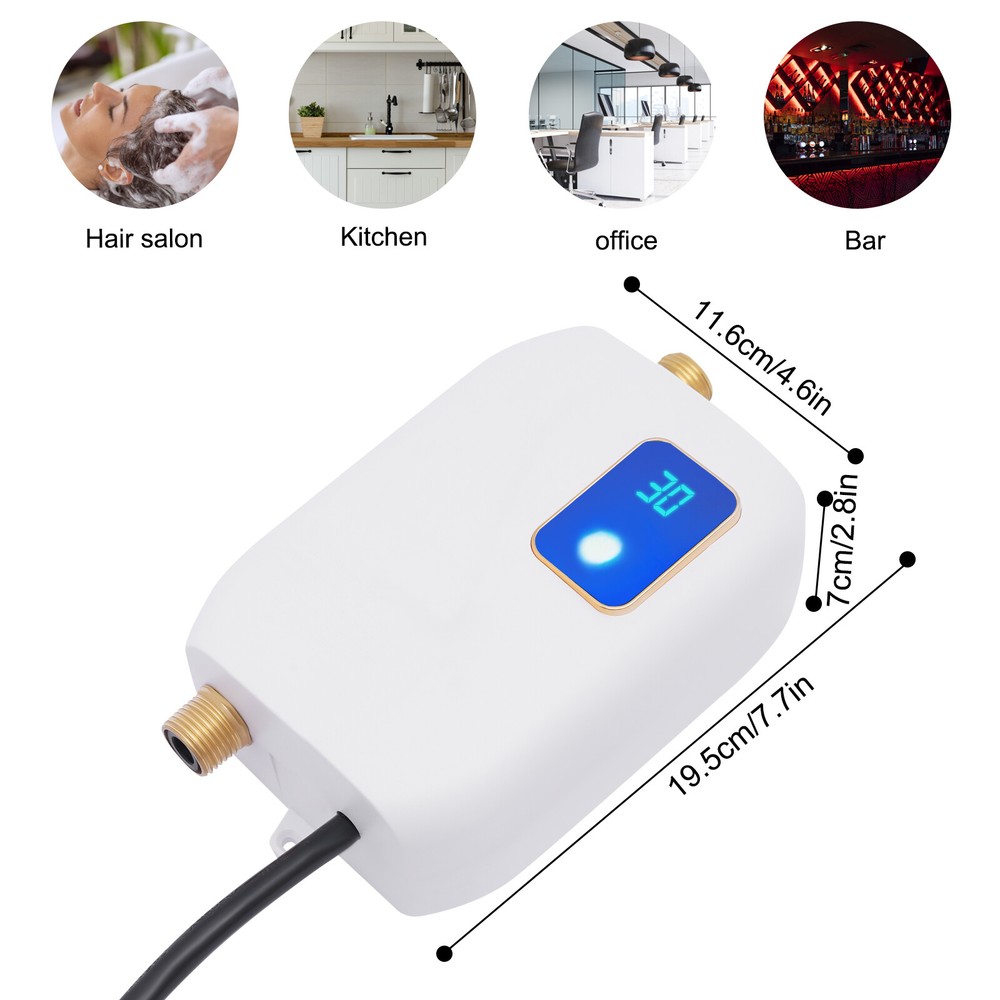 Mini Electric Instant Hot Water Heater 3000W for Kitchen Use