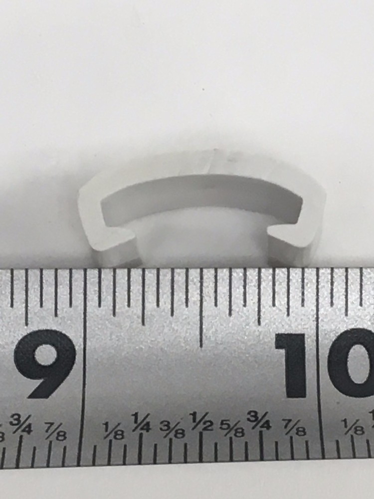 1" Wide White RV Boat Camper Vinyl Trim Molding Flexible Screw Cover