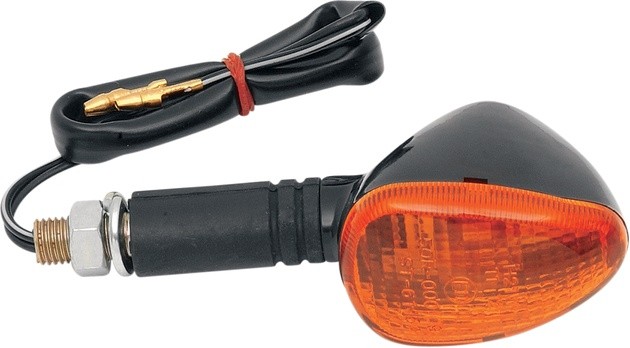 K&S Compact Flexible Marker Light Dual Filament Black Amber