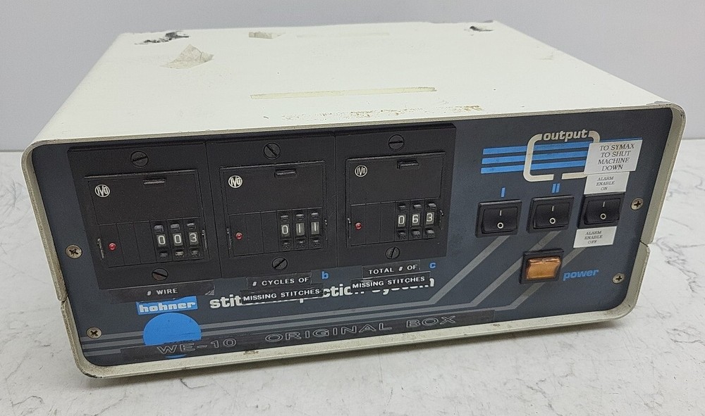 Hohner Stitch Inspection System Module Stitching