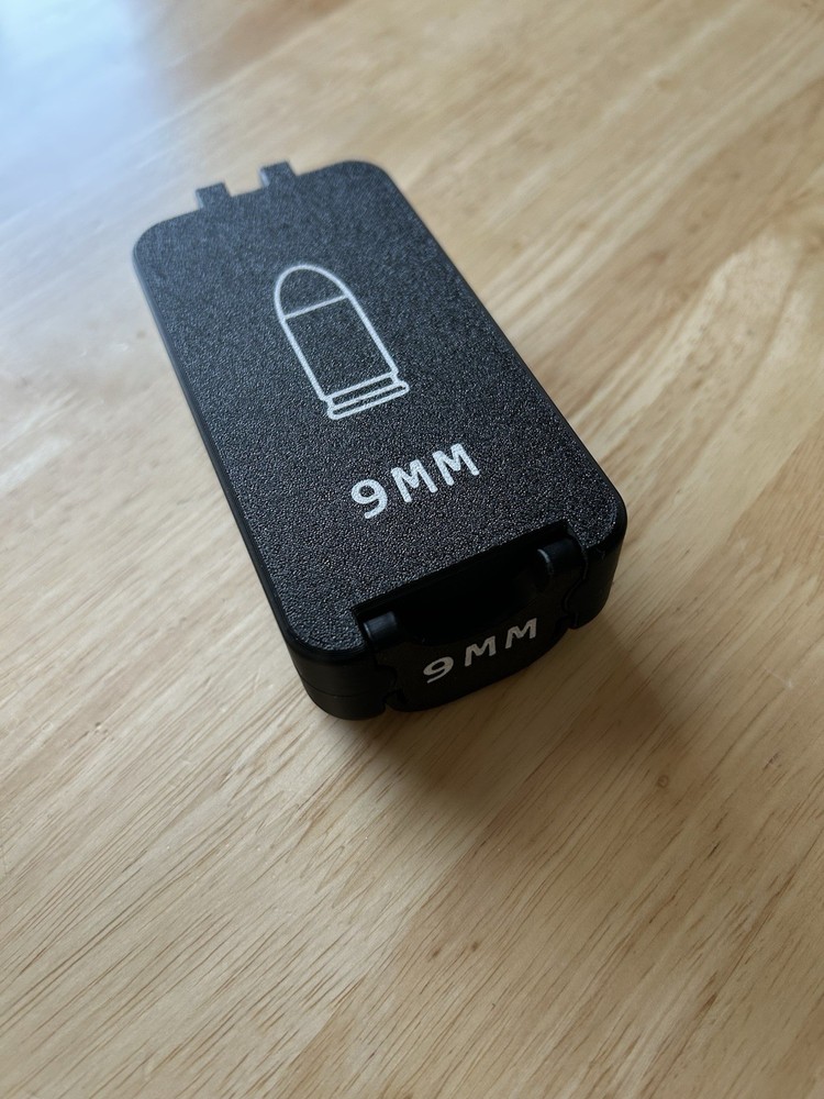 Ammunition Box 9mm Snap Lock Top 50 Rounds