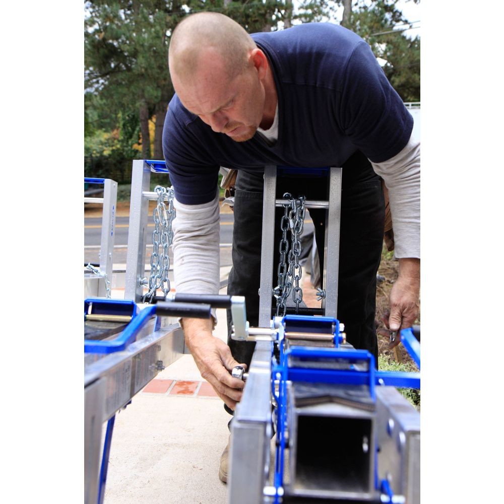 Werner PJ-100 Aluminum Pump Jack System, Large Boot Strap