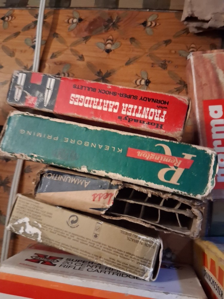 Vintage Empty Ammo Boxes