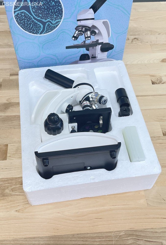 White Biological Microscope Telmu Model: XSP - 75