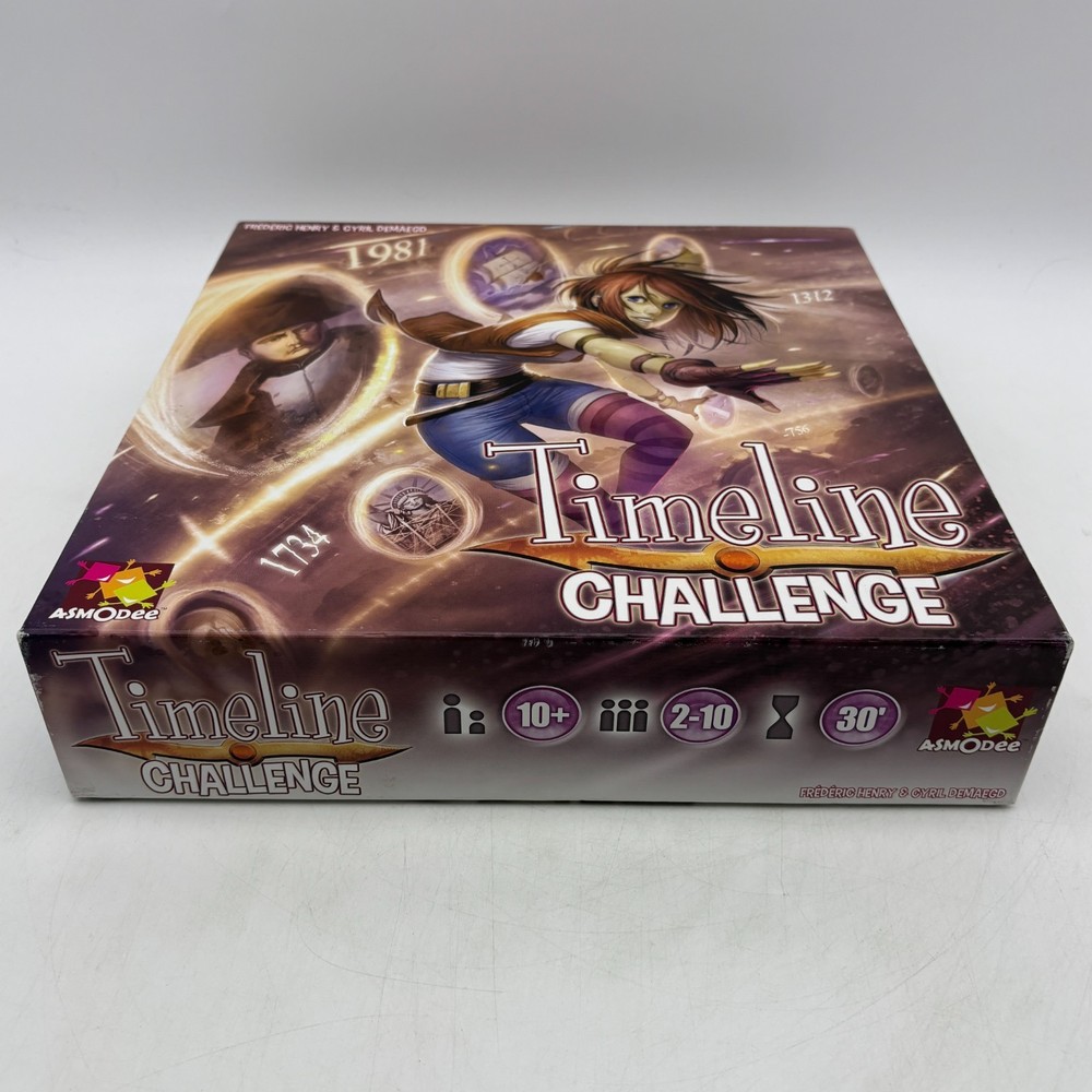 Timeline Challenge Board Game COMPLETE Asmodee 2015 Historical Chronology