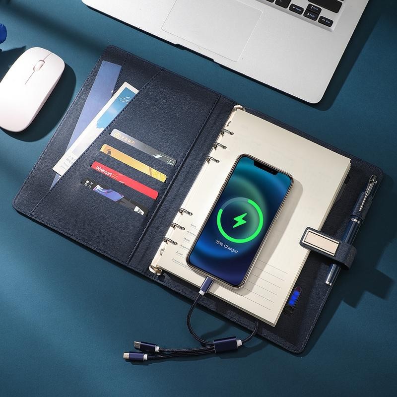 Office Business Charging Notebook Multifunconal Wireless Charging Notepad