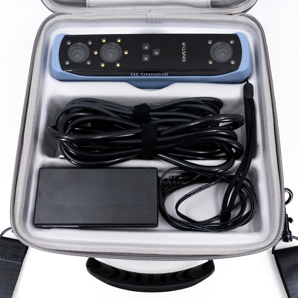 Shining3D Einstar Handheld 3D Scanner IR VCSEL 0.1mm Case Cables Tested