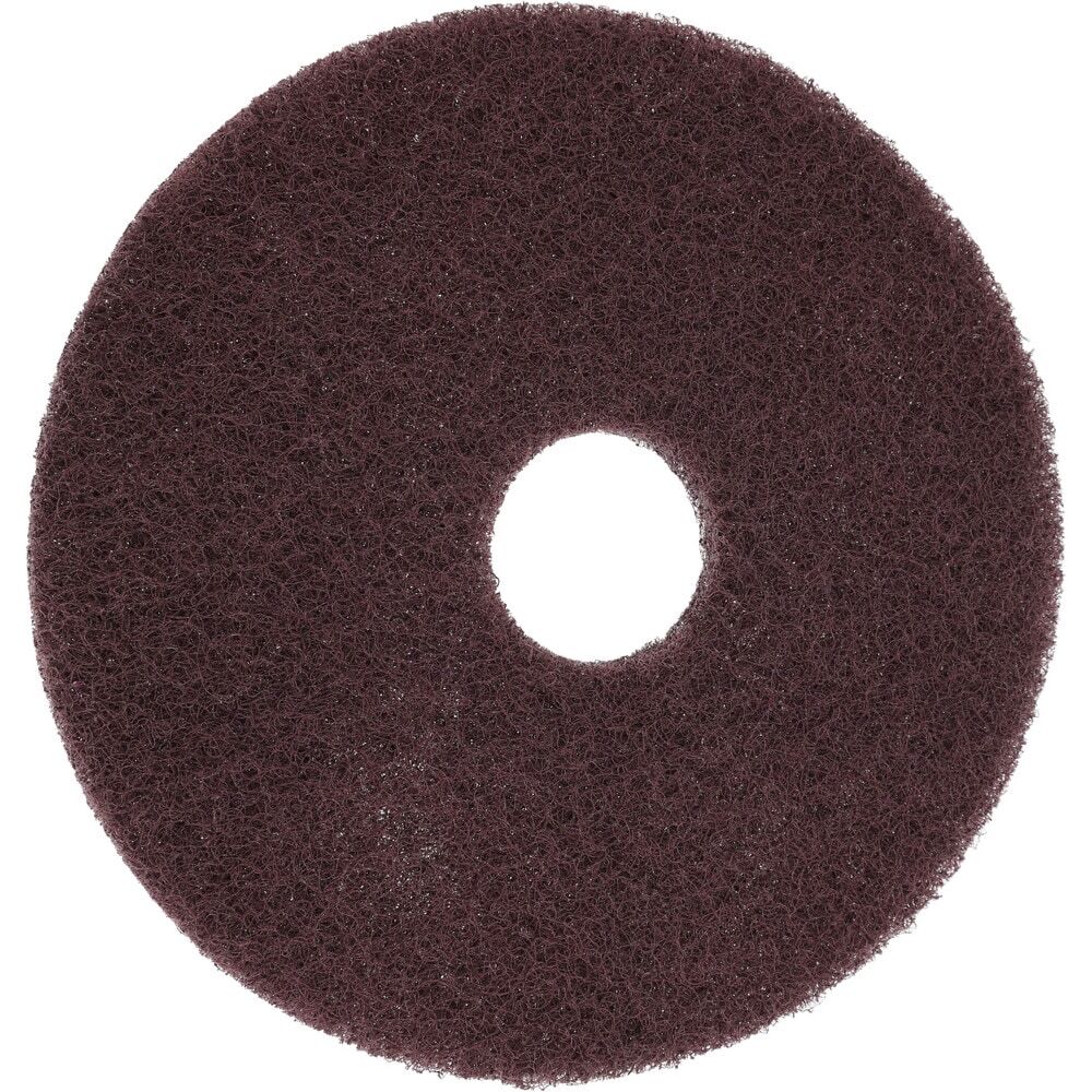 PRO SOURCE Maroon Extra Heavy Duty Floor Stripping Pads: 5 Pack, 15" Diameter