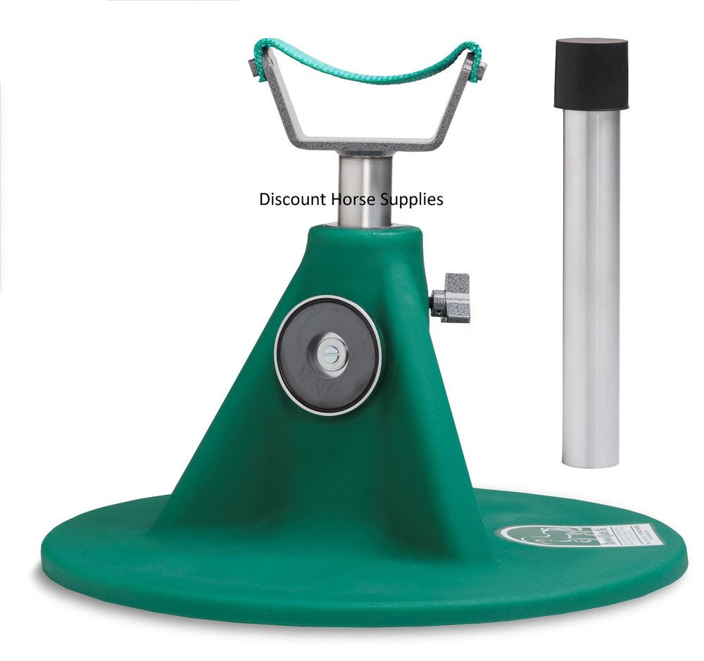 New HOOFJACK medium stand Green w/ Medium post & cradle