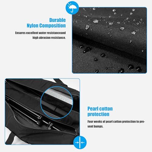 60" Tripod Carrying Case, Dual Compartment Bag 60" Long - Dual Compartment