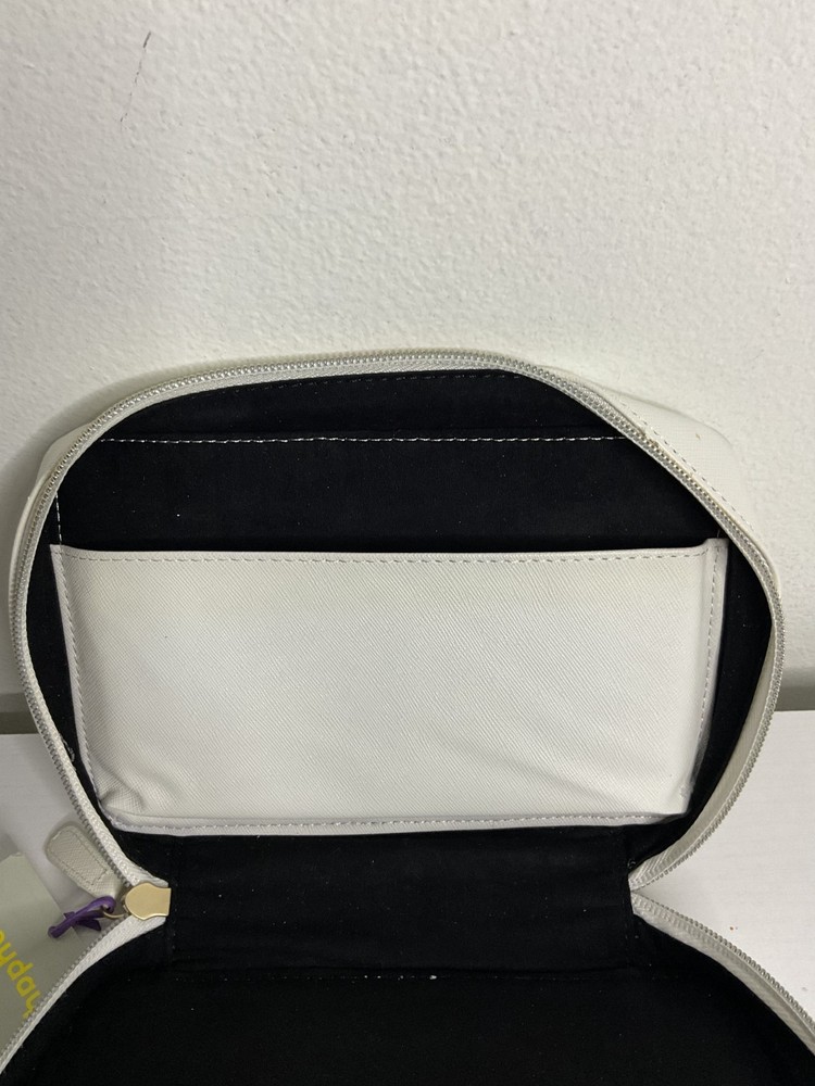 Heyday Electronics Travel Organizer,Tech Accessories Pouch White Bag