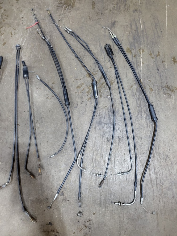 Vintage Snowmobile Throttle Choke Cable Assortment