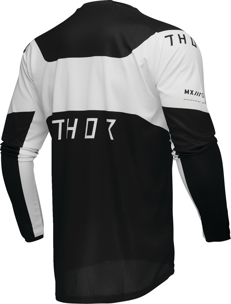 Thor Launchmode Storm Mens MX Offroad Jersey Black