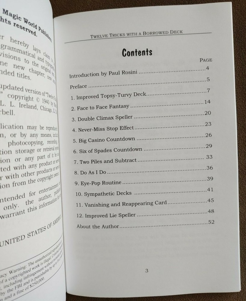 12 Tricks With A Borrowed Deck (Martin Gardner)