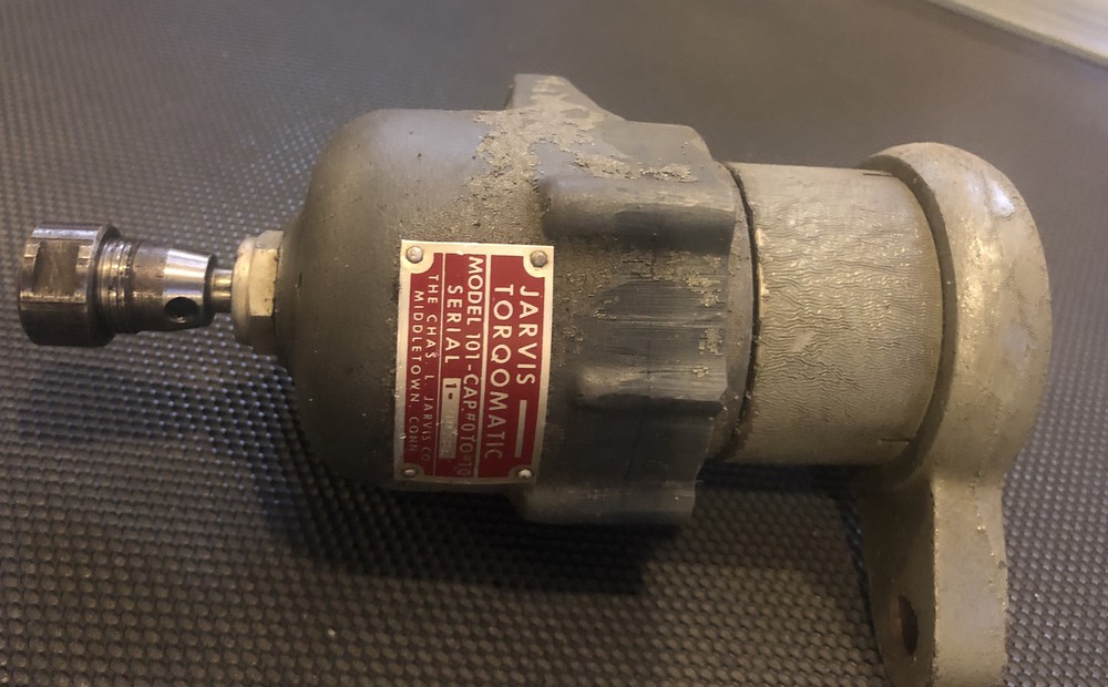 Jarvis Torqomatic Tapping Head 101. Capacity 0 to 10