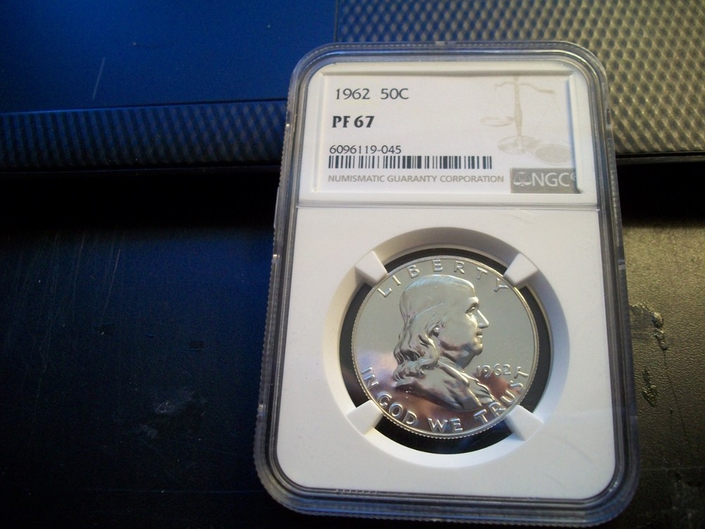 1962 Franklin Half Dollar Proof NGC PR67
