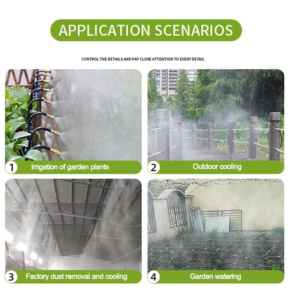 New drip Irrigation kit, Automatic Garden Watering System, Quick Connector an...