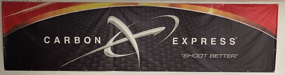 HUGE CARBON EXPRESS ARROWS ARCHERY  BANNER #BB102