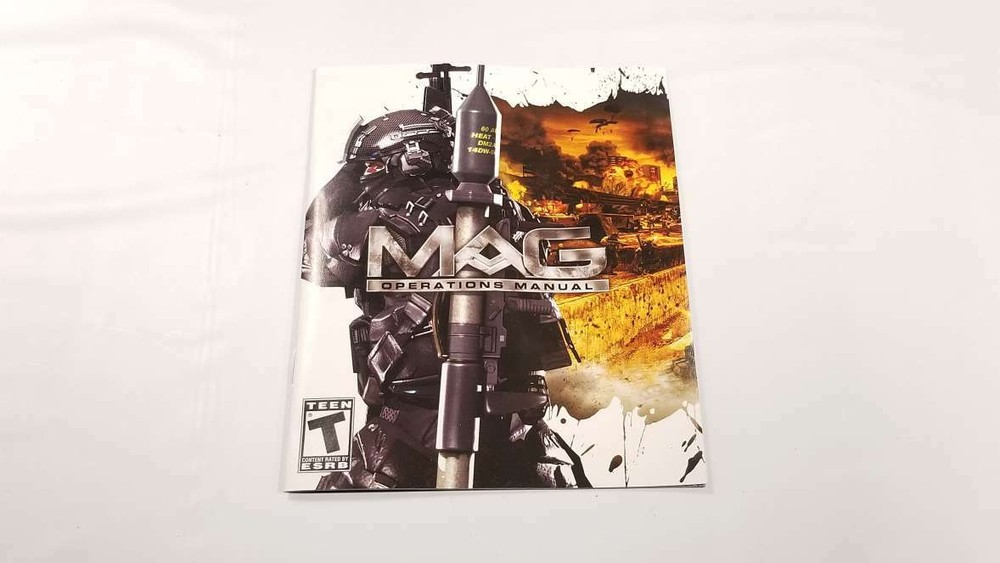 MAG Manual Instruction Booklet ONLY!!! PS3