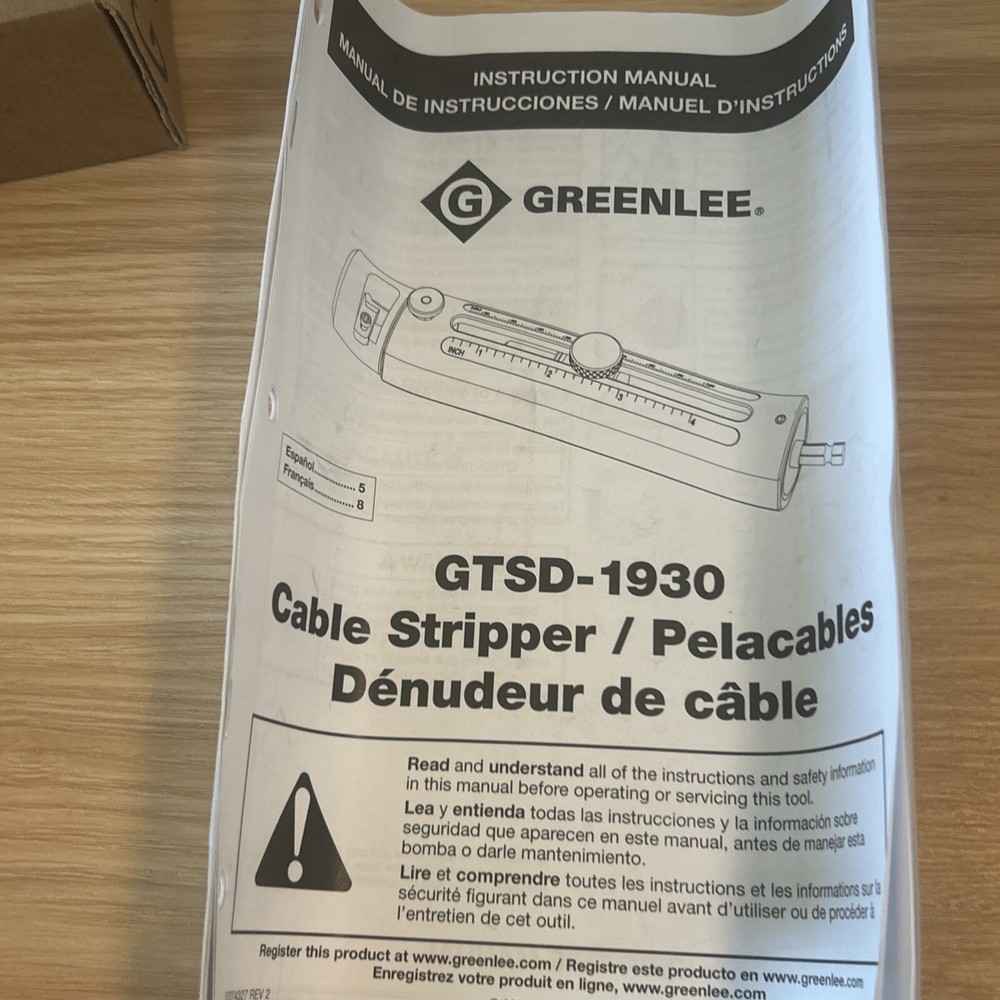 Greenlee End Stripper Adapter (GTSD1930)