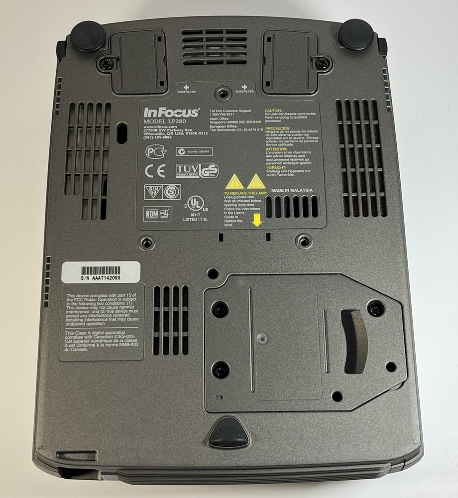 INFOCUS LP280 Digital Projector LCD Office Presentation Unit