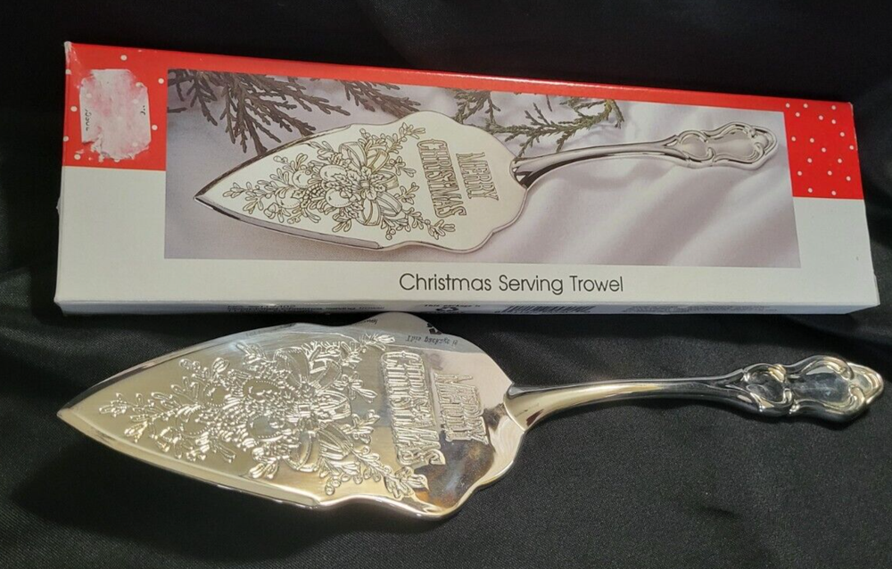 International Silver Co. Silverplated Christmas Serving Trowel