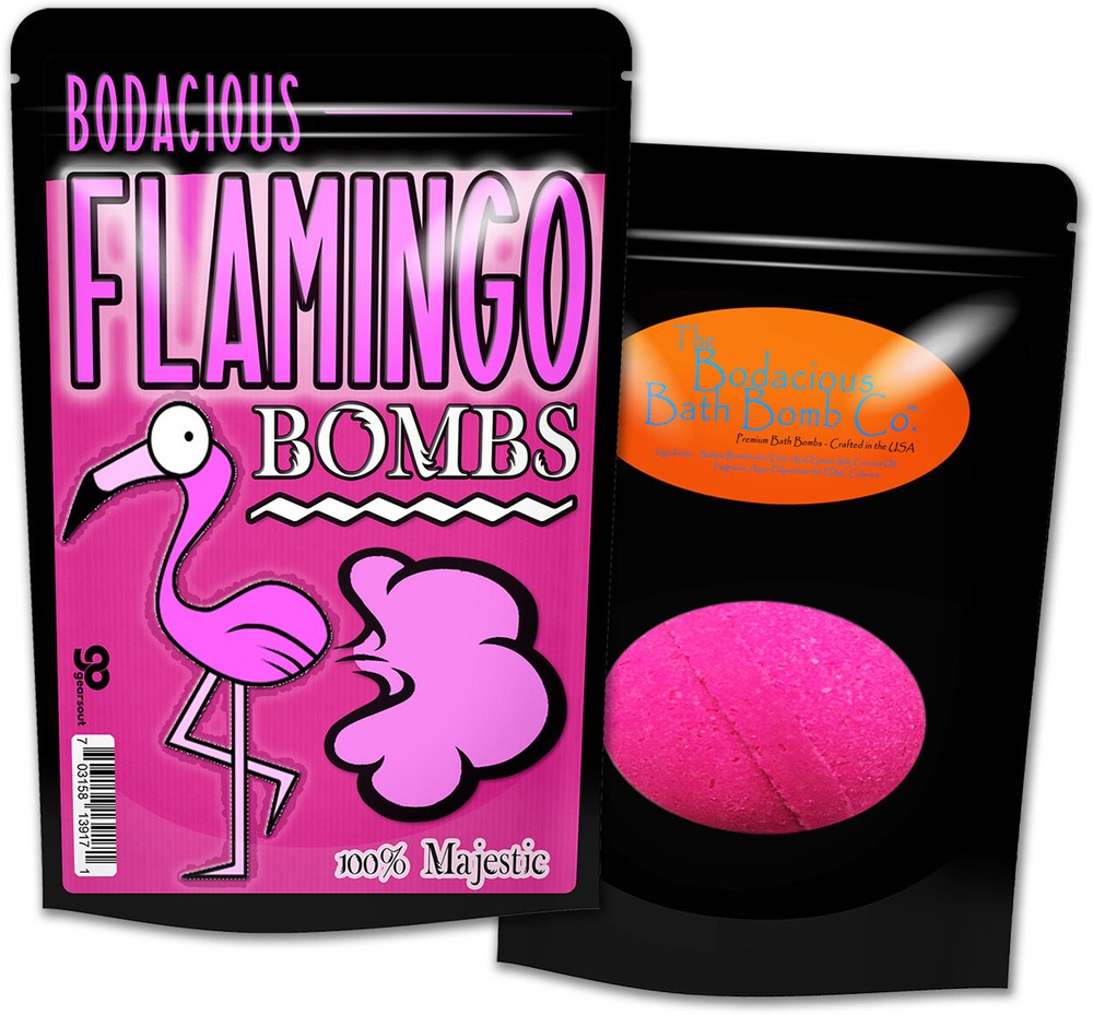 Flamingo Bath Bombs - Pretty and Pink - Fun Gift - Spa - Cute - Cool - 2 Pack