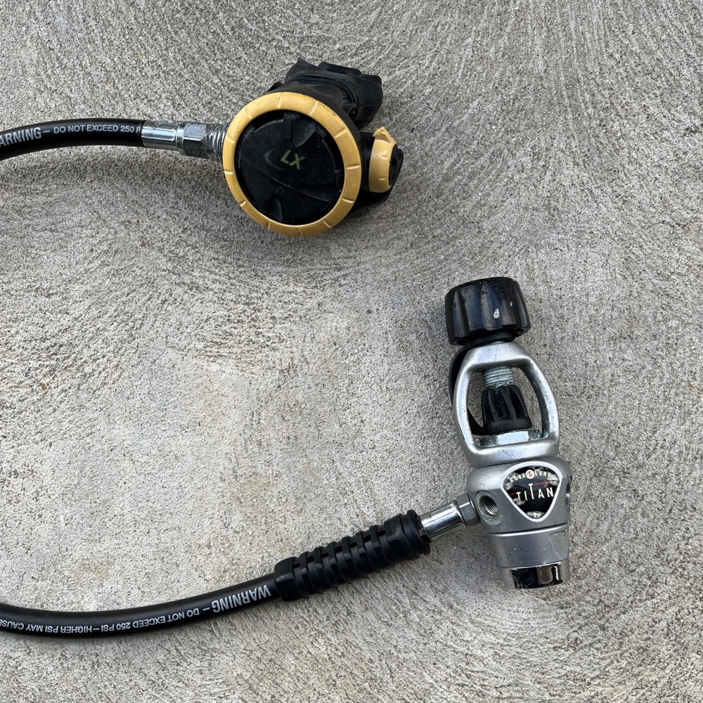 Aqua lung titan Lx First And Second Stage Regulator Read