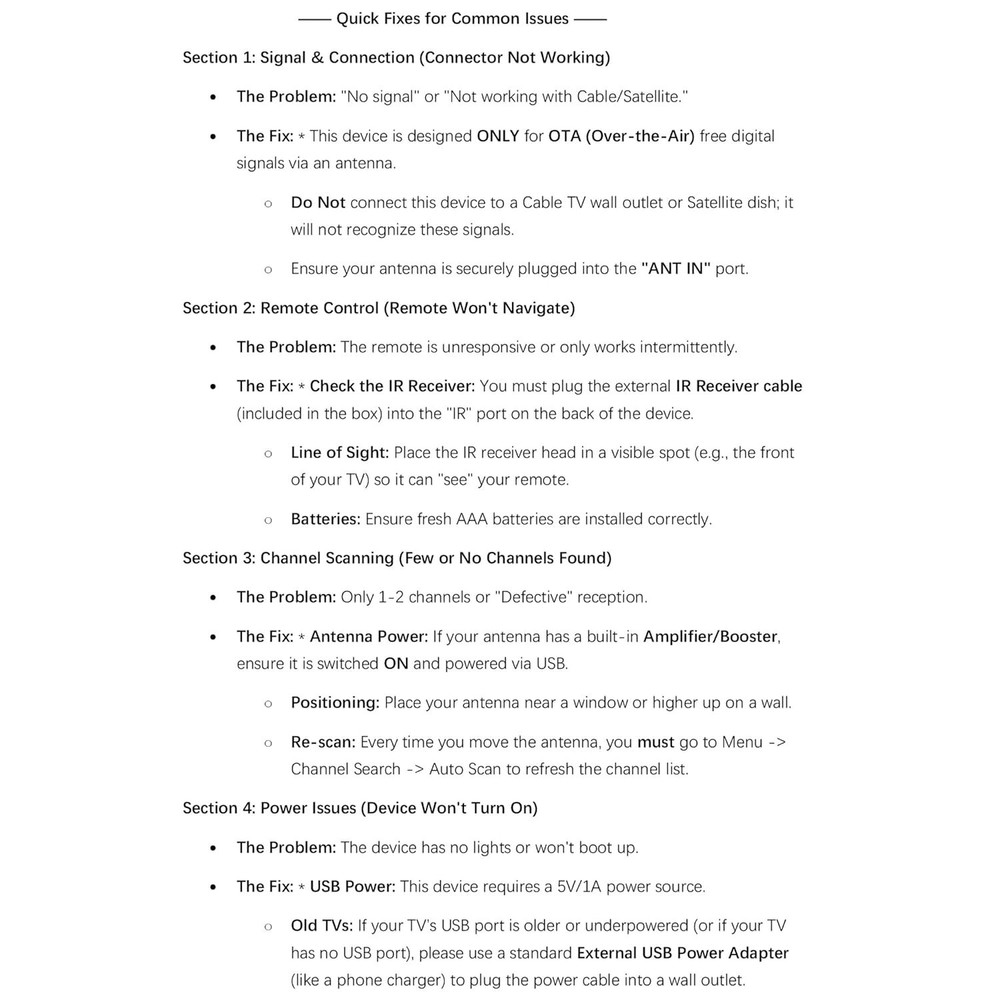 Digital TV Tuner Box with Recording, USB Player=