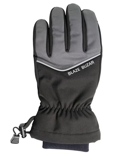 Unisex Active Winter Gloves – Touchscreen Compatible, Warm Large Medium Gray