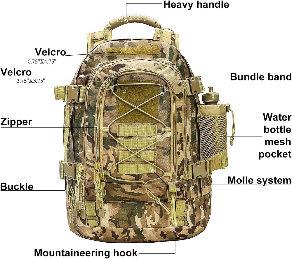 Bullet Proof Backpack Multicam School Protection Level IIIA Tactical Armor Work