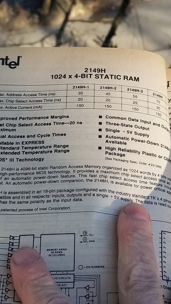 1 OR 2 VINTAGE ELECTRONICS BOOKS 1987 INTEL MEMORY COMPONENTS HANDBOOK